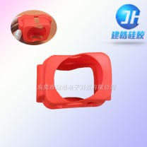 照相機紅色硅膠材質防摔保護套定制廠家